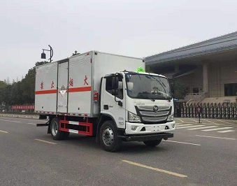 福田歐馬可雜項危險物品廂式運(yùn)輸車